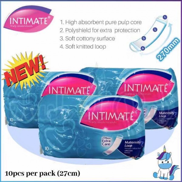 Intimate Maternity Loop Pad 10's (27cm)